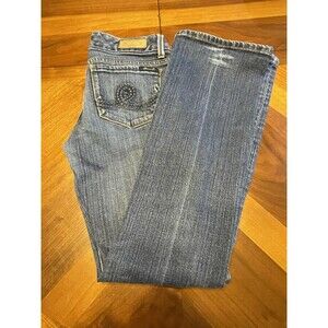 Seven7 Seven Bootcut women  classic country cowgirl Size 26 Flare Blue Jean